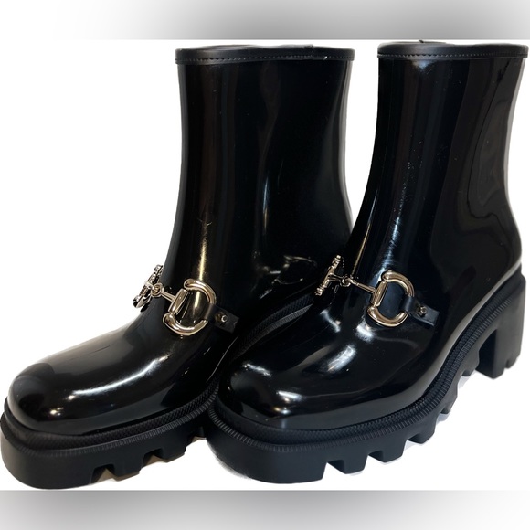 Gucci Horsebit Rubber Bootie - Picture 8 of 9